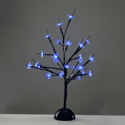 ^ "TABLE TREE" 25 LED ΣΧΕΔΙΟ ΛΑΜΠΑΚ ΜΕ ΜΠΑΤΑΡΙΑ 3xAA ΜΠΛΕ IP20 10x10x45cm