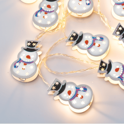 ^ "METAL CHRISTMAS MOTIFS" ΧΙΟΝΑΝΘΡΩΠΟΣ 10LED ΛΑΜΠΑΚ ΣΕΙΡΑ ΜΠΑΤΑΡ.(3xAA)ΘΕΡΜΟ ΛΕΥΚΟ IP20 135+30cm Δ