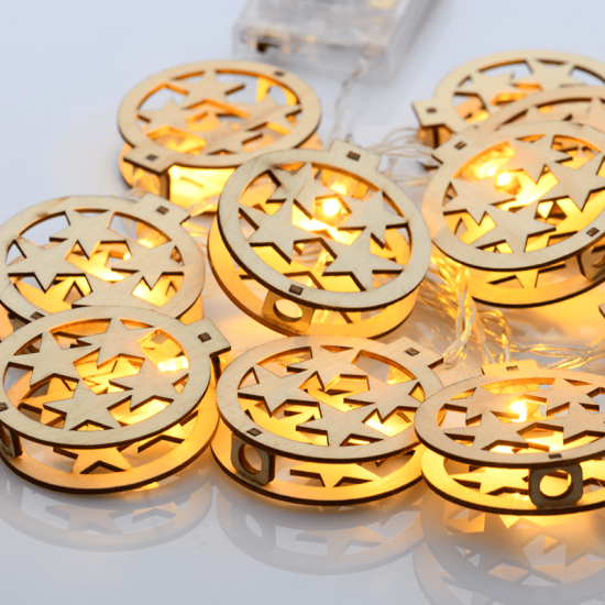 ^ "WOODEN CHRISTMAS MOTIFS" ΣΤΡΟΓΓΥΛΟ ΑΣΤΕΡΙ 10 LED ΛΑΜΠΑΚ ΣΕΙΡΑ ΜΠΑΤΑΡ.(3xAA) ΘΕΡΜΟ ΛΕΥΚΟ IP20