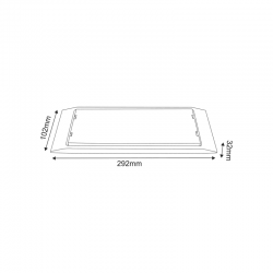 MAINTAINED EMERGENCY LED SMD LUMINAIRE 4W 3HRS 300LM 4000K 230V IP65WITH TEST BUTTON MAINTAINED EMERGENCY LED SMD LUMINAIRE 4W 3HRS 300LM 4000K 230V IP65WITH TEST BUTTON