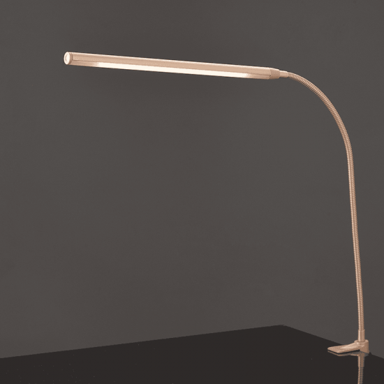 LED Φ/Σ ΓΡΑΦ 5W 4000Κ ΑΦΗΣ ΧΡΥΣ ΜΕ ΣΠΙΡΑΛ+ΣΦΙΓΚΤ 230V H85.5 DELGADO