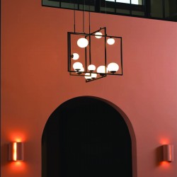 ^ΚΡΕΜΑΣΤΟ Φ/Σ 4xG9 QUADRO ΜΑΥΡΟ ΜΕΤ/ΚΟ +ΛΕΥΚΟ ΓΥΑΛΙ 64Χ12Χ120CM ^ΚΡΕΜΑΣΤΟ Φ/Σ 4xG9 QUADRO ΜΑΥΡΟ ΜΕΤ/ΚΟ +ΛΕΥΚΟ ΓΥΑΛΙ 64Χ12Χ120CM