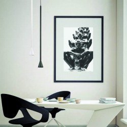 ^ΚΡΕΜΑΣΤΟ Φ/Σ 1ΧGU10 CLOUZOT ΜΑΥΡΟ ΜΕΤ/ΚΟ IP20 D7,5XD10XH190CM