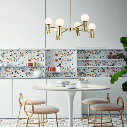 ^ΚΡΕΜΑΣΤΟ Φ/Σ 6xG9+6xGU10 KIMOLOS ΧΡΥΣΟ ΜΕΤ/ΚΟ + ΛΕΥΚΟ ΓΥΑΛΙ Φ72Χ120CM ^ΚΡΕΜΑΣΤΟ Φ/Σ 6xG9+6xGU10 KIMOLOS ΧΡΥΣΟ ΜΕΤ/ΚΟ + ΛΕΥΚΟ ΓΥΑΛΙ Φ72Χ120CM