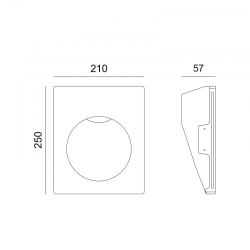 ^LED ΓΥΨΙΝΟ TRIMLESS Φ/Σ SKYE ΕΜΜΕΣΟΥ ΦΩΤΙΣΜΟΥ CREE 1.5W 3000K 150LM 230V AC RA80