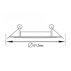 ΣΠΟΤ ΧΩΝΕΥΤΟ 3161 MR11 ΧΡΥΣΟ