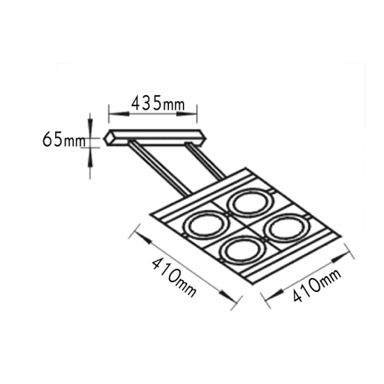 # ΣΠΟΤ 4ΦΩΤΟ ΕΞΩΤΕΡ ΤΕΤΡΑΓ AR111 # ΣΠΟΤ 4ΦΩΤΟ ΕΞΩΤΕΡ ΤΕΤΡΑΓ AR111