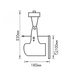 ΣΠΟΤ ΡΑΓΑΣ 4Κ PAR30 ΓΚΡΙ ΜΕΤΤ ΣΠΟΤ ΡΑΓΑΣ 4Κ PAR30 ΓΚΡΙ ΜΕΤΤ