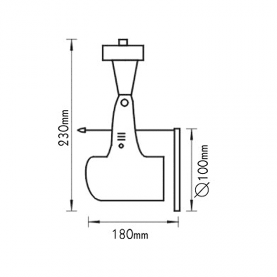 ΣΠΟΤ ΡΑΓΑΣ 4Κ PAR30 ΓΚΡΙ ΜΕΤΤ ΣΠΟΤ ΡΑΓΑΣ 4Κ PAR30 ΓΚΡΙ ΜΕΤΤ
