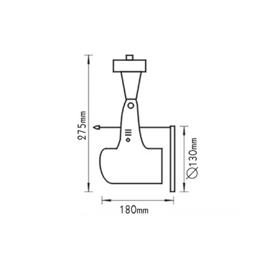 ΣΠΟΤ ΡΑΓΑΣ 4Κ PAR38 ΓΚΡΙ ΜΕΤΤ ΣΠΟΤ ΡΑΓΑΣ 4Κ PAR38 ΓΚΡΙ ΜΕΤΤ
