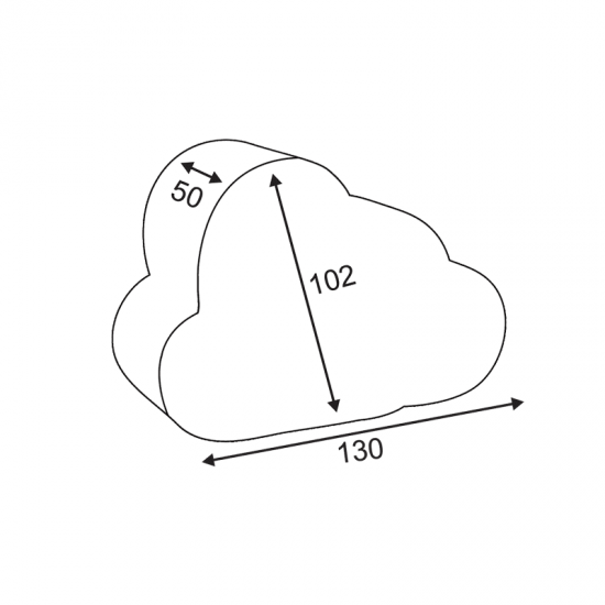 “EVERGLOW NIGHT LIGHT (CLOUD)” ΛΑΜΠΑΚΙ ΝΥΚΤΟΣ - ΣΥΝΝΕΦΟ 1 LED ΛΑΜΠΑΚΙ ΜΠΑΤΑΡ(3xLR44 ΣΥΜΠΕΡΙΛΑΜΒΑΝΟΝΤ