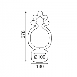 ΑΝΑΝΑΣ, 41 NEON LED ΛΑΜΠΑΚΙΑ ΜΕ ΜΠΑΤΑΡΙΑ (3xAA)/USB, ΠΡΑΣΙΝΟ & ΚΙΤΡΙΝΟ, IP20, 13x10x27.8cm ΑΝΑΝΑΣ, 41 NEON LED ΛΑΜΠΑΚΙΑ ΜΕ ΜΠΑΤΑΡΙΑ (3xAA)/USB, ΠΡΑΣΙΝΟ & ΚΙΤΡΙΝΟ, IP20, 13x10x27.8cm