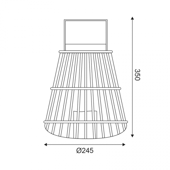^ "STRUDEL" MΠΑΜΠΟΥ ΦΑΝΑΡΙ - ΠΛΑΣΤΙΚ ΛΕΥΚΟ ΚΕΡΙ, 1LED ΛΑΜΠ ΜΠΑΤ(3xAAA), ΘΕΡΜΟ ΛΕΥΚΟ, IP44, 24.5x35cm