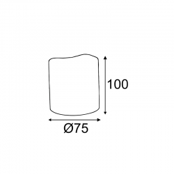 ΛΕΥΚΟ ΚΕΡΙ, 1 LED ΛΑΜΠ ΜΠΑΤ(2xAA) & ΟΝ/ΟFF IR ΤΗΛΕΧ., ΘΕΡΜΟ ΛΕΥΚΟ, IP20, φ7.5x10cm ΛΕΥΚΟ ΚΕΡΙ, 1 LED ΛΑΜΠ ΜΠΑΤ(2xAA) & ΟΝ/ΟFF IR ΤΗΛΕΧ., ΘΕΡΜΟ ΛΕΥΚΟ, IP20, φ7.5x10cm