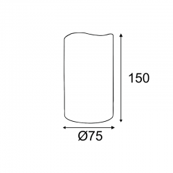^ ΛΕΥΚΟ ΚΕΡΙ, 1 LED ΛΑΜΠ ΜΠΑΤ(2xAA) & ΟΝ/ΟFF IR ΤΗΛΕΧ., ΘΕΡΜΟ ΛΕΥΚΟ, IP20, φ7.5x15cm ^ ΛΕΥΚΟ ΚΕΡΙ, 1 LED ΛΑΜΠ ΜΠΑΤ(2xAA) & ΟΝ/ΟFF IR ΤΗΛΕΧ., ΘΕΡΜΟ ΛΕΥΚΟ, IP20, φ7.5x15cm