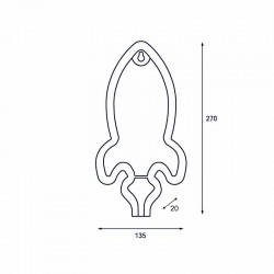 ΠΥΡΑΥΛΟΣ, 87 NEON LED ΛΑΜΠΑΚΙΑ ΜΕ ΜΠΑΤΑΡΙΑ (3xAA)/USB, WW, IP20, 13.5x2x27cm