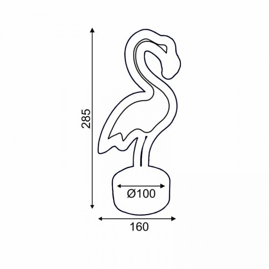 ΦΛΑΜΙΝΓΚΟ, 49 NEON LED ΛΑΜΠΑΚΙΑ ΜΕ ΜΠΑΤΑΡΙΑ (3xAA)/USB, ΡΟΖ, IP20, 16x10x28.5cm ΦΛΑΜΙΝΓΚΟ, 49 NEON LED ΛΑΜΠΑΚΙΑ ΜΕ ΜΠΑΤΑΡΙΑ (3xAA)/USB, ΡΟΖ, IP20, 16x10x28.5cm