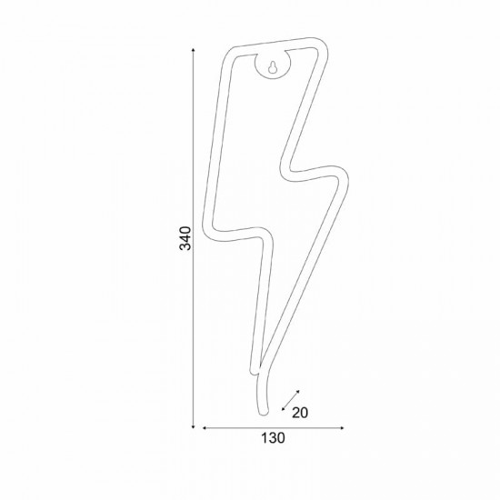 ΑΣΤΡΑΠΗ, 98 NEON LED ΛΑΜΠΑΚΙΑ ΜΕ ΜΠΑΤΑΡΙΑ (3xAA)/USB, ΜΠΛΕ, IP20, 34x2x13cm