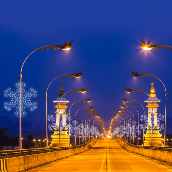 ^ "HALF SNOWFLAKE", 684 LED ΕΠΙΣΤΗΛΟ ΣΧΕΔ. 19m ΜΟΝΟΚ. ΦΩΤΟΣ., CW ΣΤΑΘ., IP44, 100x240CM, 1.5m ΤΡΟΦ.