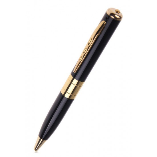 Στυλό με ενσωματωμένη κάμερα HD 1280x960 και μικρόφωνο, MicroSD, Gold Στυλό με ενσωματωμένη κάμερα HD 1280x960 και μικρόφωνο, MicroSD, Gold