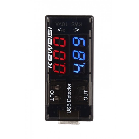 KEWEISI Συσκευή ελέγχου θύρας USB KWS-10VA, 2x USB Output, 3-9V KEWEISI Συσκευή ελέγχου θύρας USB KWS-10VA, 2x USB Output, 3-9V