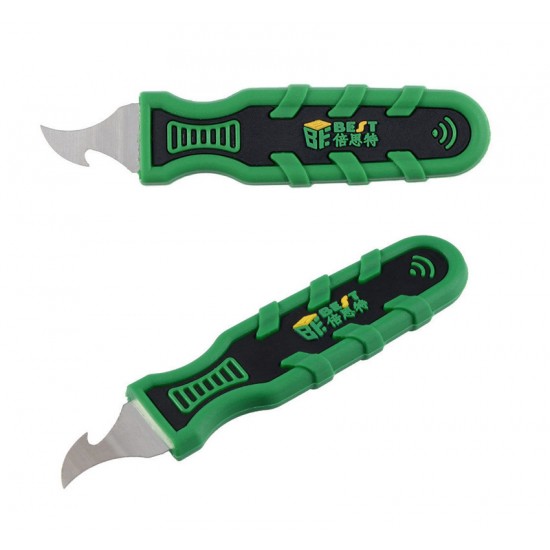 BEST μεταλλική σπάτουλα ανοίγματος κινητών BST-140, PVC λαβή, 2τμχ