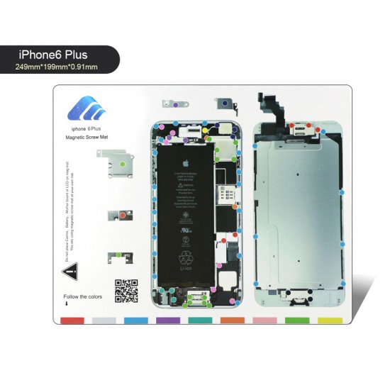 BEST Μαγνητικό υπόστρωμα διαχείρισης βιδών BST-111-IP6P, iPhone 6 Plus