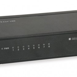 LEVELONE GbE Switch GEU-0822, 8-port 10/100/1000Mbps, MAC 4K, Ver. 2.0