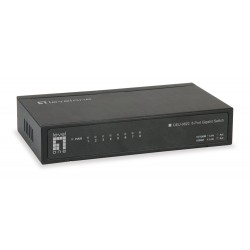 LEVELONE GbE Switch GEU-0822, 8-port 10/100/1000Mbps, MAC 4K, Ver. 2.0