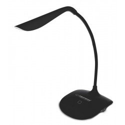 ESPERANZA Φωτιστικό γραφείου Acrux ELD103K, 3W, 14 LED, μαύρο