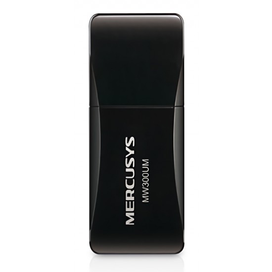 MERCUSYS Wireless Mini USB Adapter MW300UM, 300Mbps, Ver. 3 MERCUSYS Wireless Mini USB Adapter MW300UM, 300Mbps, Ver. 3