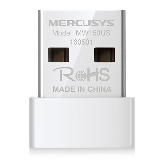 MERCUSYS Wireless Nano USB Adapter MW150US, 150Mbps, Ver. 2 MERCUSYS Wireless Nano USB Adapter MW150US, 150Mbps, Ver. 2