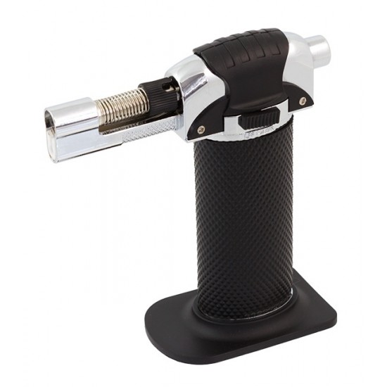 Φλόγιστρο υγραερίου AG306 με βάση, μεταλλικό, μαύρο Φλόγιστρο υγραερίου AG306 με βάση, μεταλλικό, μαύρο