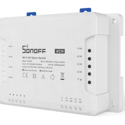 SONOFF Smart Διακόπτης WiFi 4CH R3, 4 θέσεων, 16A, λευκός