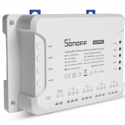 SONOFF Smart Διακόπτης 4CH PRO R3, 4 θέσεων, 40A, RF control, λευκός