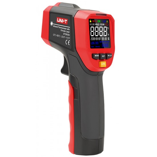UNI-T θερμόμετρο υπερύθρων UT301DPLUS, με διπλό laser, -32 έως +600 °C UNI-T θερμόμετρο υπερύθρων UT301DPLUS, με διπλό laser, -32 έως +600 °C