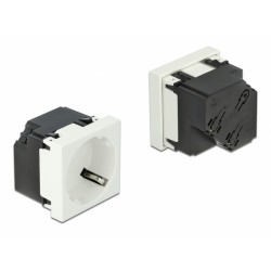 DELOCK module πρίζας ρεύματος Easy 45 81321, 45°, 45x45mm, 10τμχ