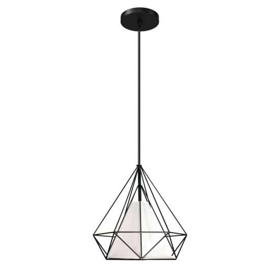 POWERTECH φωτιστικό οροφής HLL-0005, E27, Φ27, μεταλλικό, λευκό-μαύρο POWERTECH φωτιστικό οροφής HLL-0005, E27, Φ27, μεταλλικό, λευκό-μαύρο