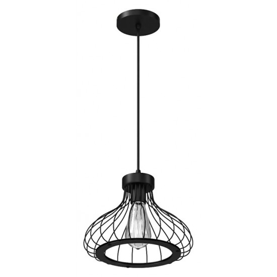 POWERTECH φωτιστικό οροφής HLL-0007, E27, Φ30, μεταλλικό, μαύρο POWERTECH φωτιστικό οροφής HLL-0007, E27, Φ30, μεταλλικό, μαύρο