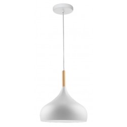 POWERTECH φωτιστικό οροφής HLL-0019, E27, Φ31, μεταλλικό, λευκό