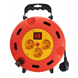 POWERTECH μπαλαντέζα κλειστού τύπου PT-897, 3x schuko, 16A, 10m