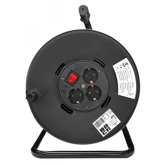 POWERTECH μπαλαντέζα με βάση PT-899, 3x schuko, 16A, 25m, μαύρη POWERTECH μπαλαντέζα με βάση PT-899, 3x schuko, 16A, 25m, μαύρη