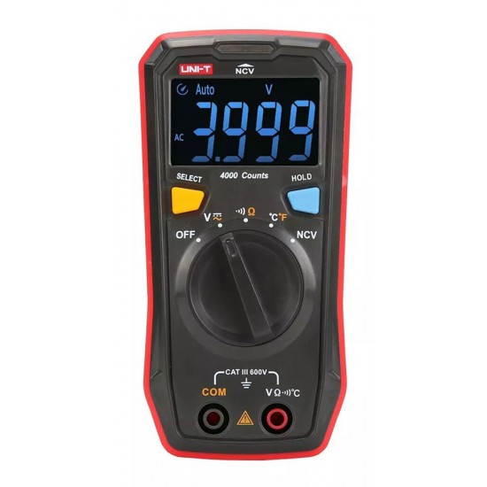 UNI-T ψηφιακό πολύμετρο τσέπης UT123T, NCV, DC/AC UNI-T ψηφιακό πολύμετρο τσέπης UT123T, NCV, DC/AC