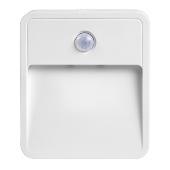 Φωτιστικό τοίχου LED YET6133, με αισθητήρα κίνησης PIR, 0.04W, λευκό