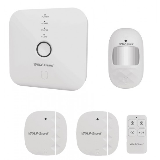 WOLF GUARD ασύρματο σύστημα συναγερμού WM2N, GSM, Wi-Fi