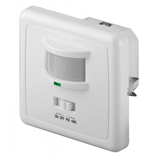 GOOBAY επιτοίχιος αισθητήρας κίνησης και ήχου 95171, 160°, 9m, λευκό GOOBAY επιτοίχιος αισθητήρας κίνησης και ήχου 95171, 160°, 9m, λευκό