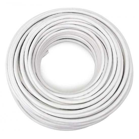 CABLEL καλώδιο A05VV-U 3G 1.5mm², 300/500V, 100m, λευκό