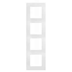 LEGRAND καπάκι πρίζας 4 θέσεων 665004, λευκό