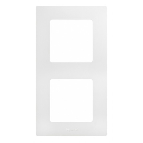 LEGRAND καπάκι πρίζας 2 θέσεων 665002, λευκό, 10τμχ