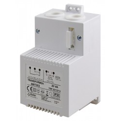 PULSAR μετασχηματιστής AWT053, TRP 20VA/12V/14V, λευκός